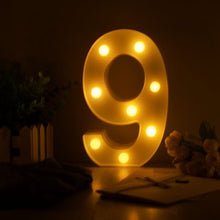 Load image into Gallery viewer, Luminous LED Letter Night Light Creative 26 English Alphabet Number Battery Lamp Romantic Wedding Party Decoration
